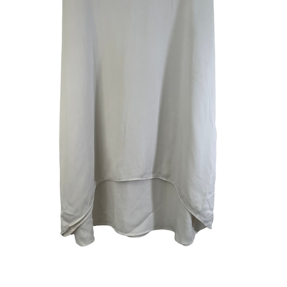 RARE AYR Womens V-Neck Flowy Tank Blouse Cream - Picture 5 of 10